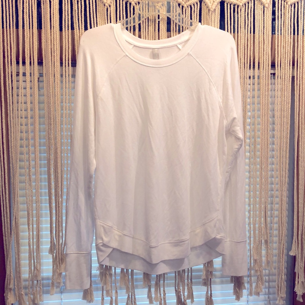 White soft blouse.